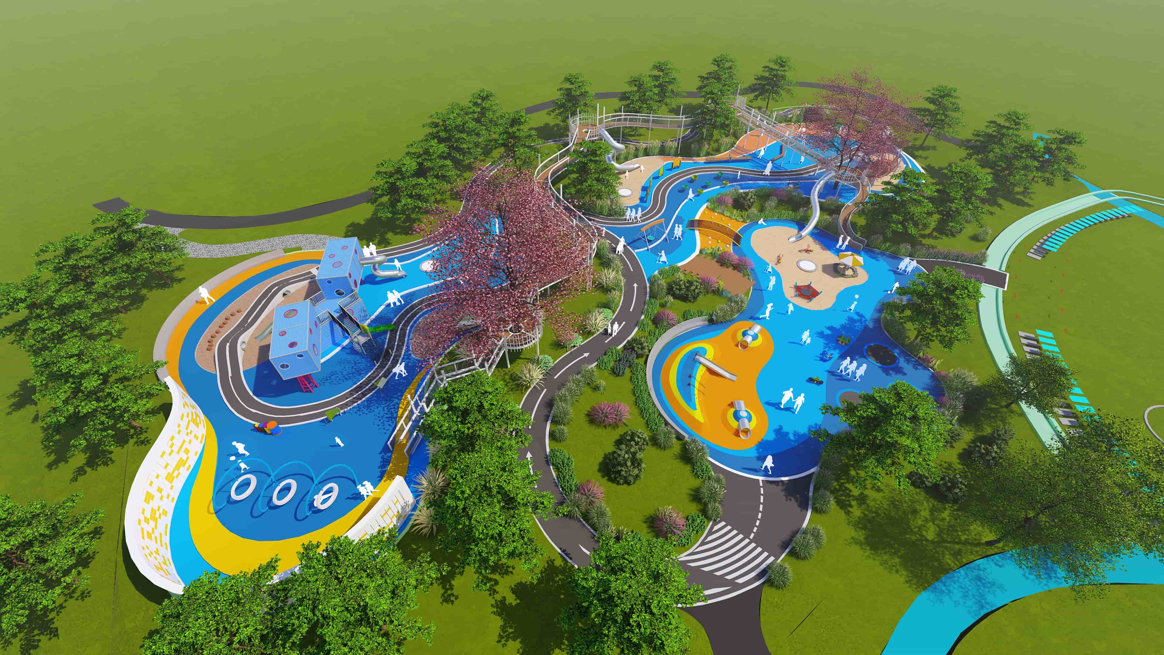 綿陽東山公園德凱游樂設備規劃設計圖